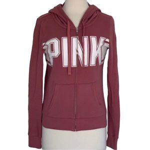PINK Victoria’s Secret | Full Zip Logo Hoodie